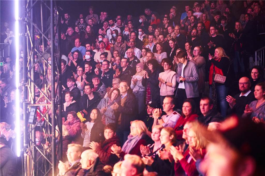 Das Publikum nach der Show