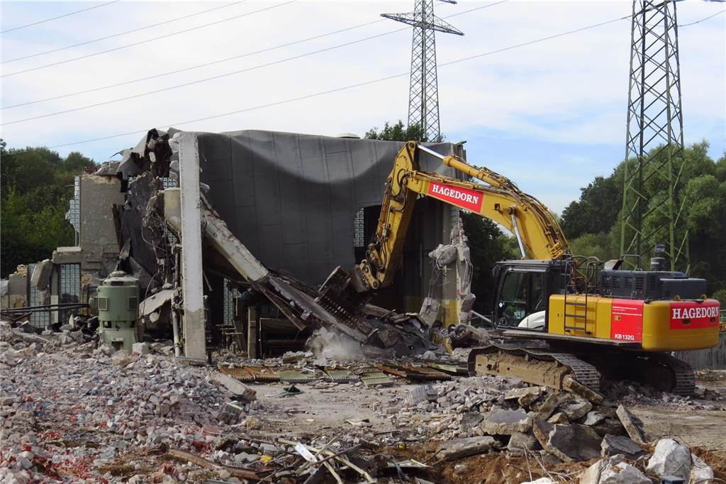 Das Pumpenhaus war das letzte Gebäude des ehemaligen Kraftwerks.