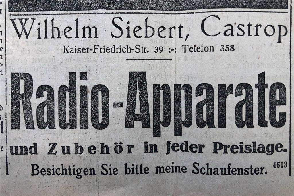 Das Radio wird in den 20er-Jahren zum Medium der Massen.