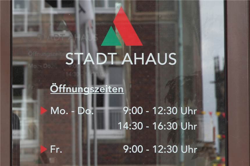 Das Rathaus in Ahaus – der Sitz der Stadtverwaltung