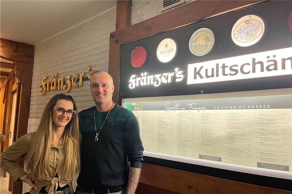 Gastro-Check: Italienisch, deutsch, griechisch? Das mögen die Werner Das Restaurant Sparta bei Fränzers bekam viele gute Beurteilungen bei Google. Darüber freuen sich Nadine und Niko Tzes.