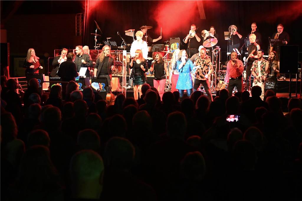 Das Rockorchester Ruhrgebeat im Gemeinschaftshaus.