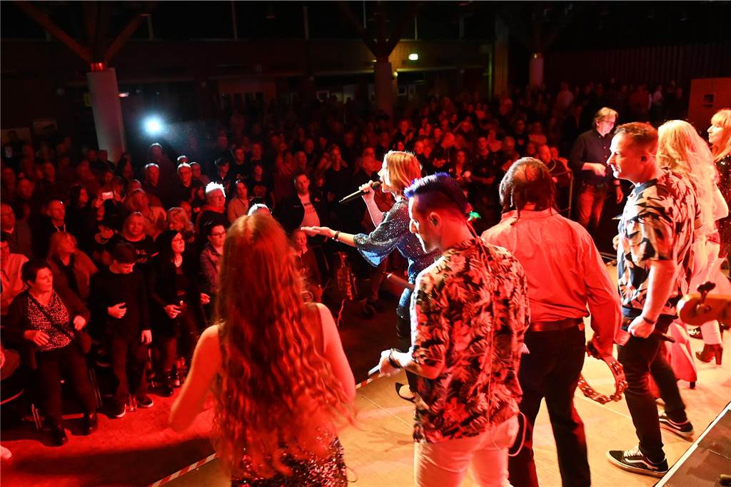 Das Rockorchester Ruhrgebeat im Gemeinschaftshaus.
