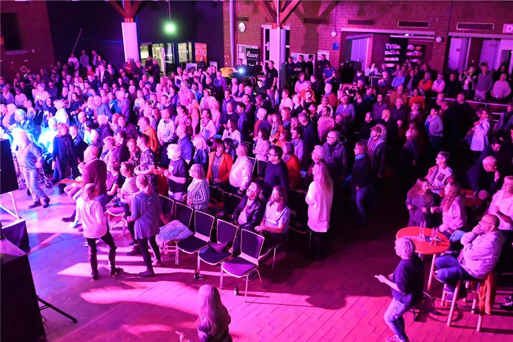 Das Rockorchester Ruhrgebeat im Gemeinschaftshaus.