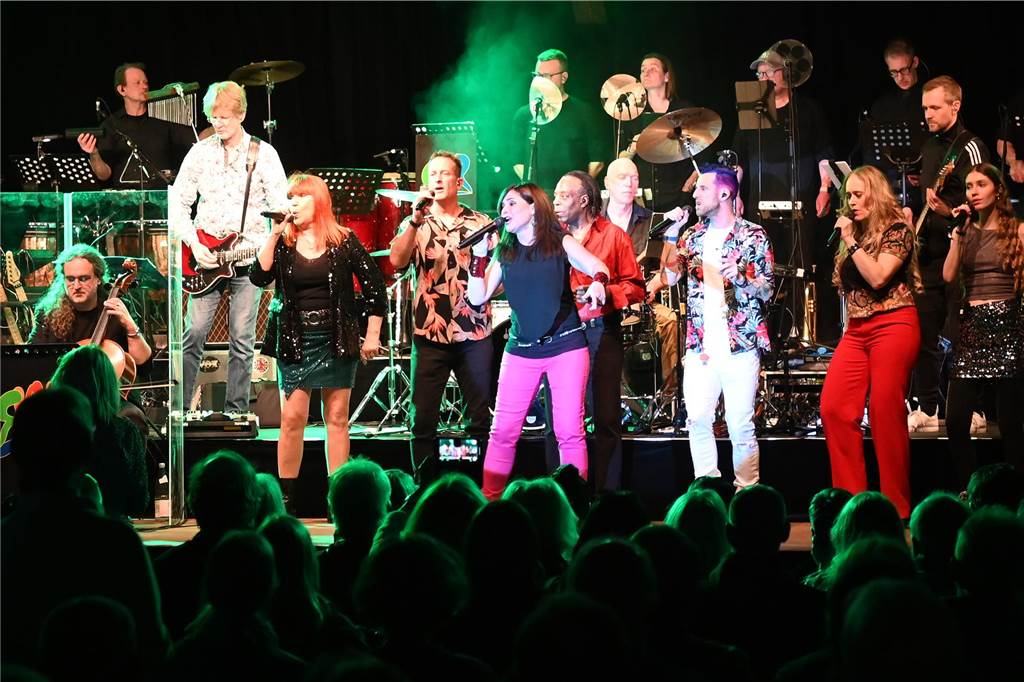 Das Rockorchester Ruhrgebeat im Gemeinschaftshaus.