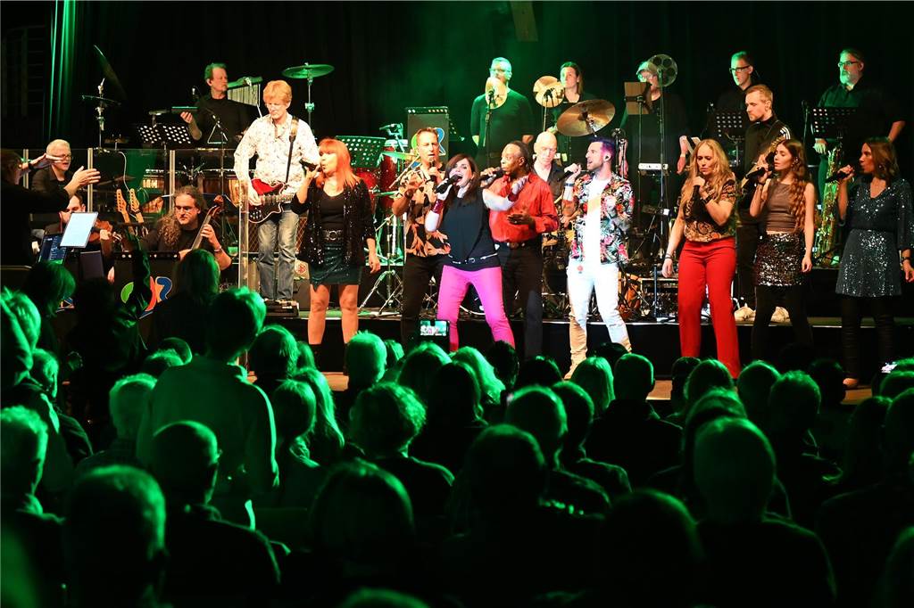 Das Rockorchester Ruhrgebeat im Gemeinschaftshaus.