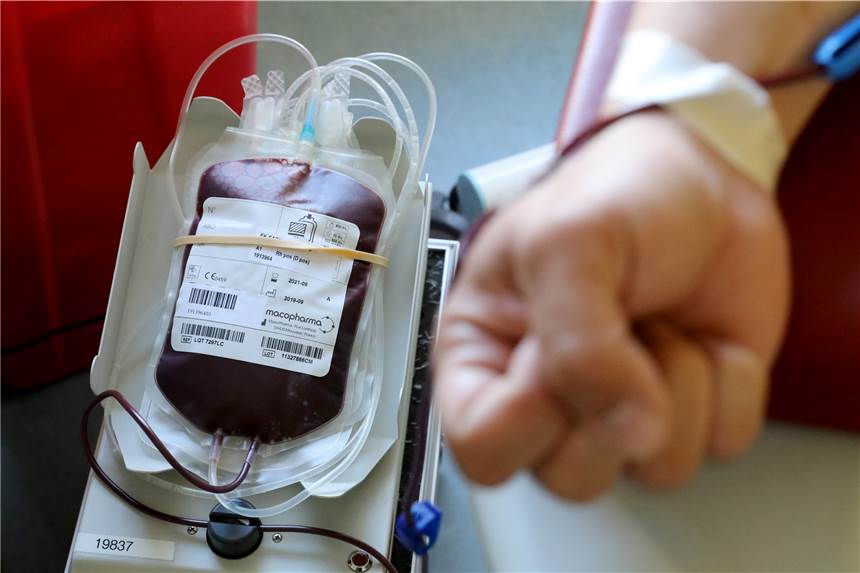 Blutspende in Selm nur noch mit 3G-Regeln und FFP2-Maske Das Rote Kreuz erhöht die Sicherheit bei der Blutspende.