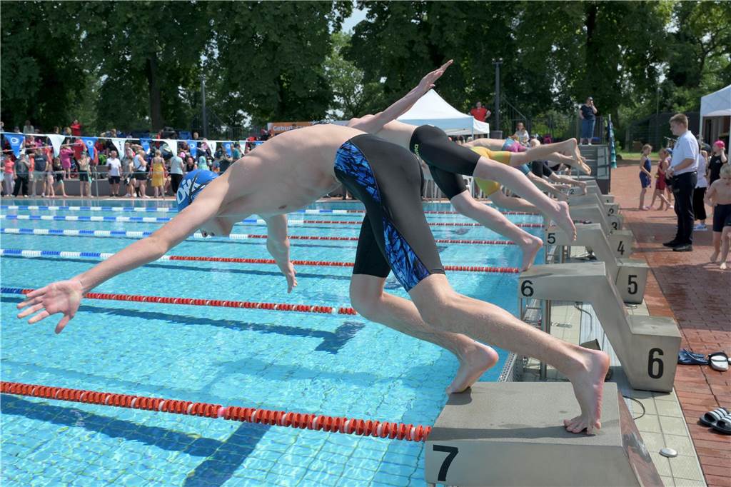 Das Salinenschwimmfest war auch in diesem Jahr wieder eine gelungene Veranstaltung.