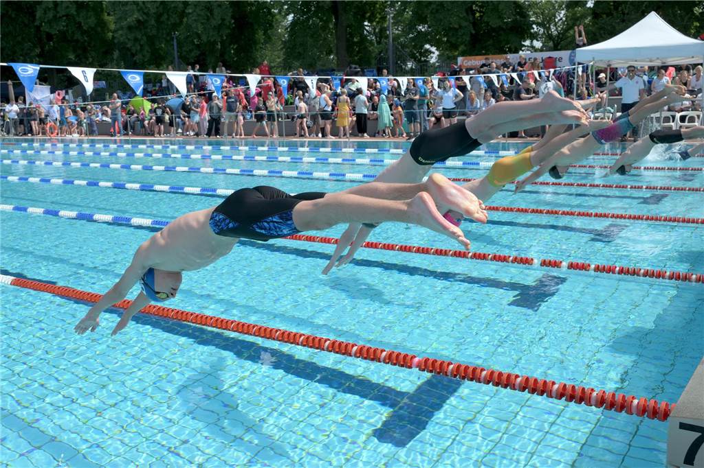 Das Salinenschwimmfest war auch in diesem Jahr wieder eine gelungene Veranstaltung.
