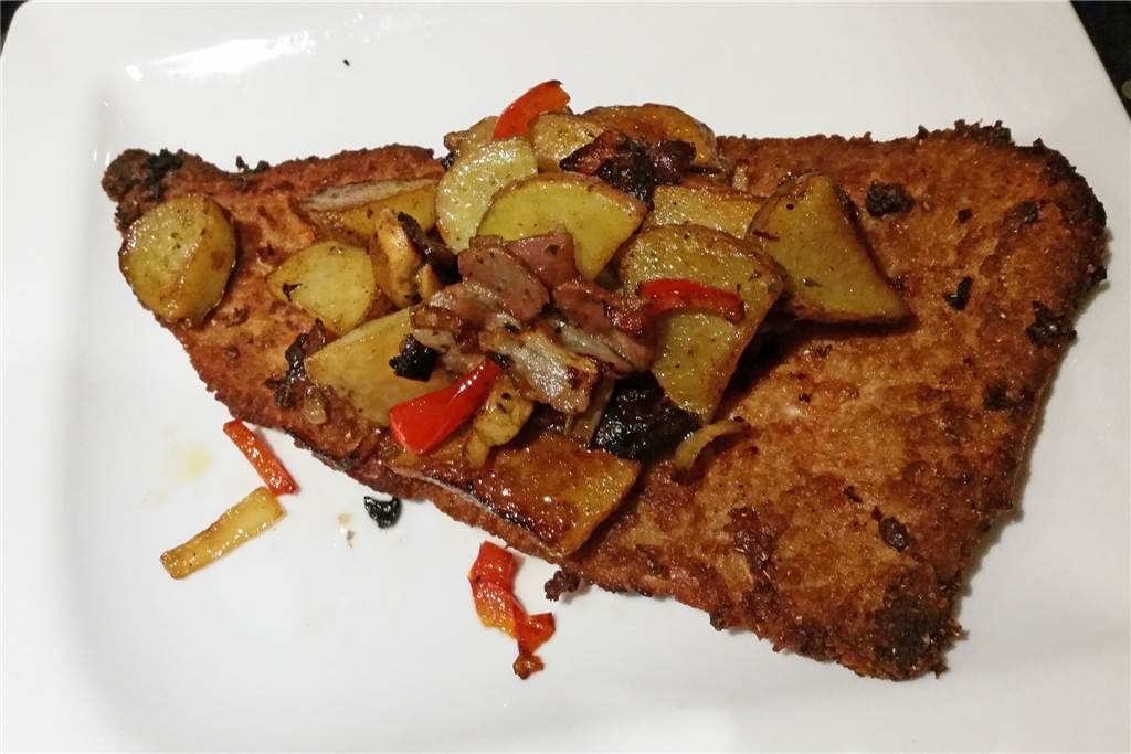Harry Engbers (57) interpretiert im Restaurant Oldenkott die deutsche Küche neu Das Schnitzel „Oldenkott“ mit Bratkartoffeln als Belag