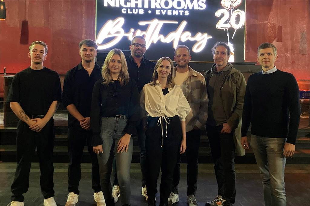 20 Jahre „Nightrooms“: „Man muss immer neue Erlebnisse bieten“ Das Stamm-Team des "Nightrooms" freut sich auf die "Birthday"-Party am 21. Oktober.