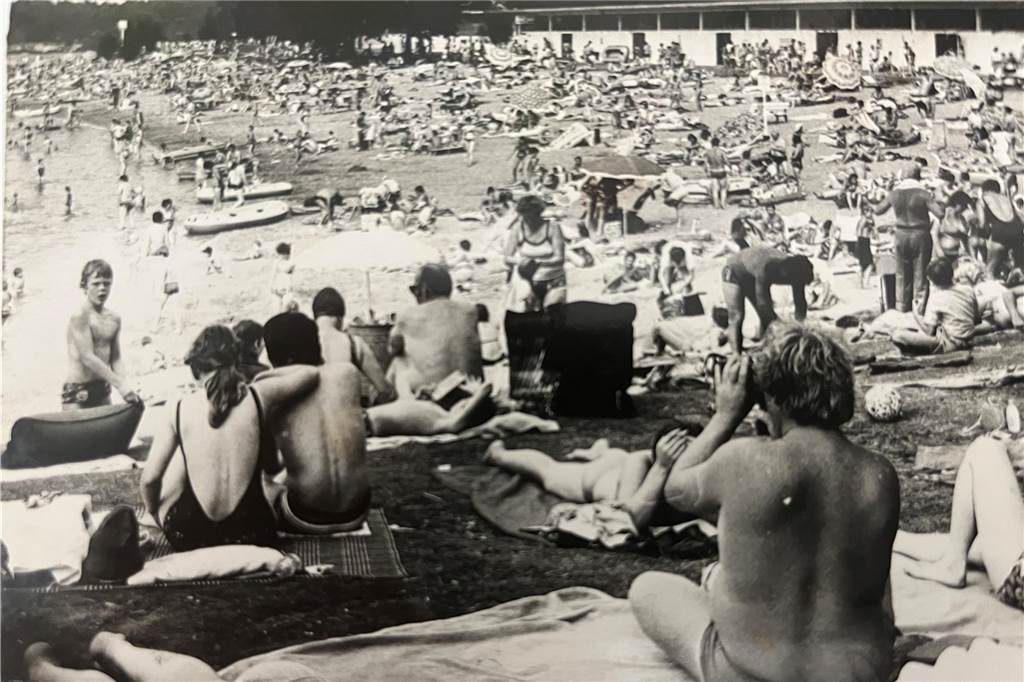 Das Strandbad in Haltern war schon immer beliebt.