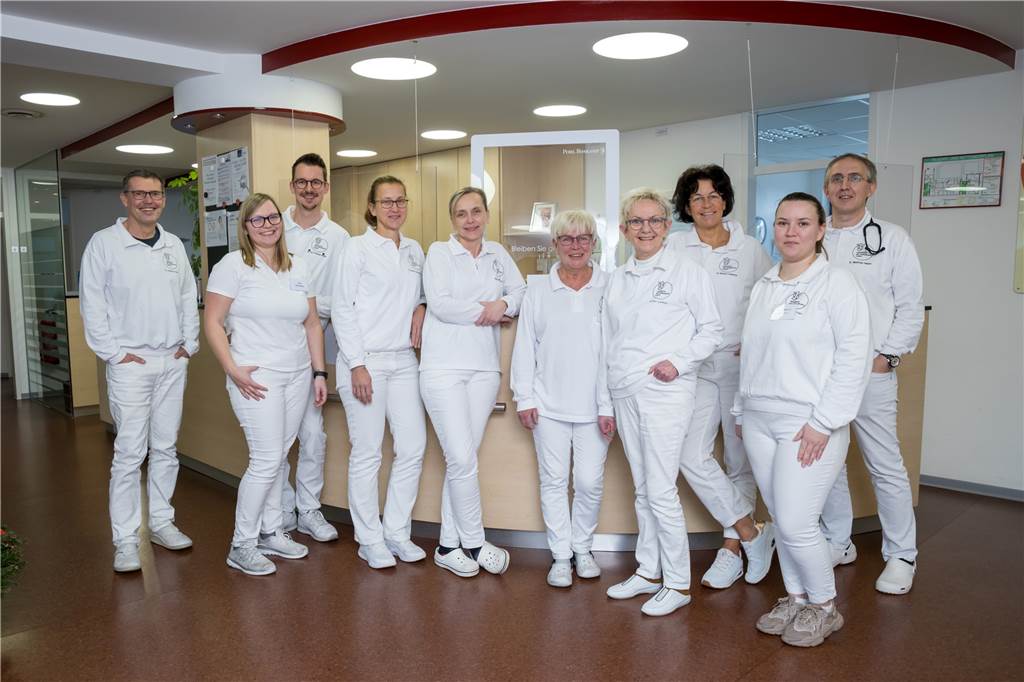 Das Team der Gemeinschaftspraxis Jasper/Knapp in Ickern.