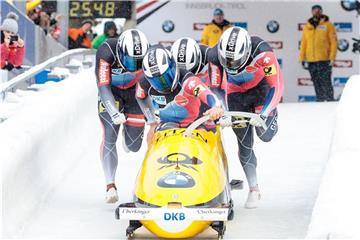 Das Team von Johannes Lochner siegte im Viererbob. Foto: Johann Groder