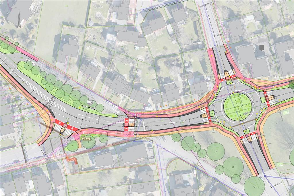 Was passiert an den Kreisstraßen 8 und 19?: Bürgerinfo im Kolpingsaal Werne Das Teilstück Kreisverkehr Selmer Landstraße, Goetheweg und Ovelgönne.