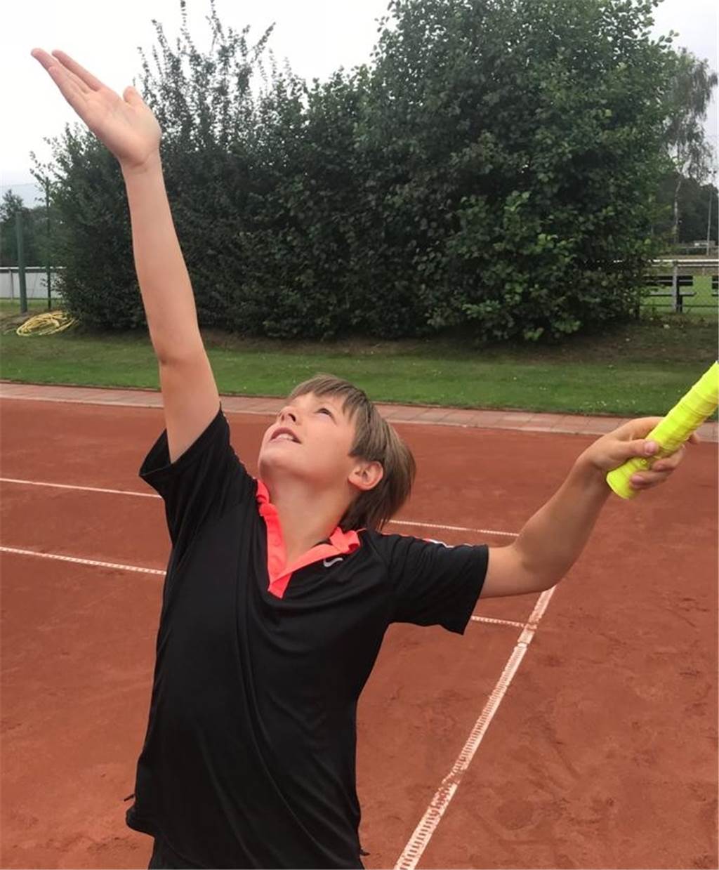 Auf den Spuren von Roger Federer: Jasper Surholt aus Lippramsdorf Das Tennisspielen macht Jasper Surholt besonders viel Spaß.