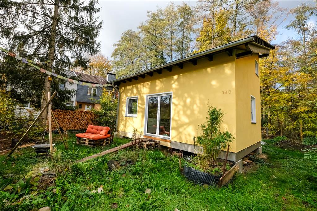Wohnen auf 28 Quadratmetern – im eigenen Tiny House Ein Tiny House in Recklinghausen Hochlarmark