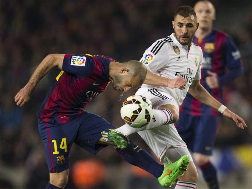 Endspurt in Europa: Juve und Chelsea dicht vor Titel Das Titel-Duell zwischen Real und Barcelona ist das spannendste in Eruopas Topligen. Foto: Alejandro Garcia