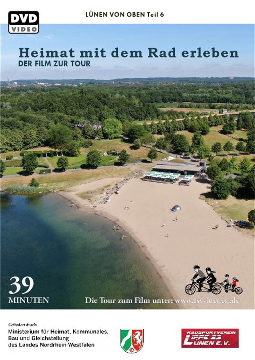 Lüner Filmemacher Uwe Koslowski und Radsportler stellen Film zur Tour vor Das Titelbild der neuen DVD von Uwe Koslowski.