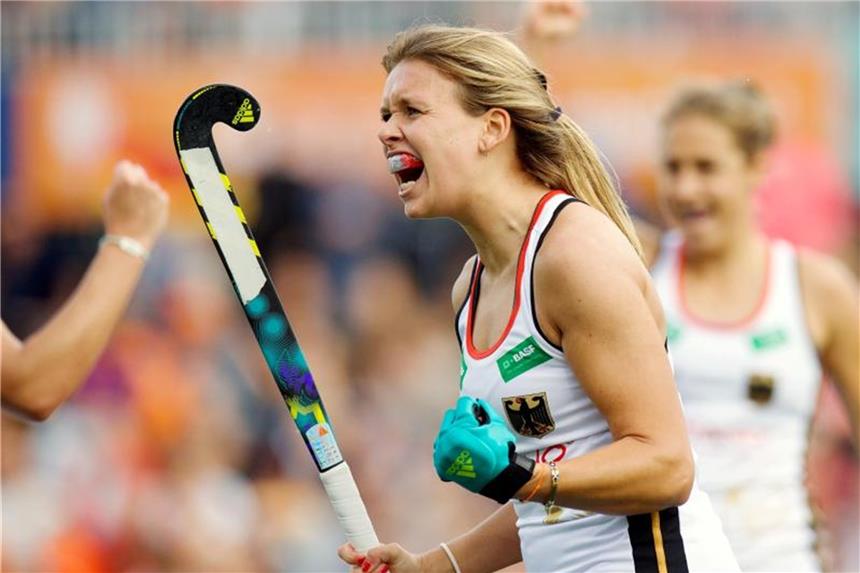 Hockey-Damen 1:2 im Auftaktmatch gegen Argentinien Das Tor von Anne Schröder war zu wenig. Foto: Frank Uijlenbroek