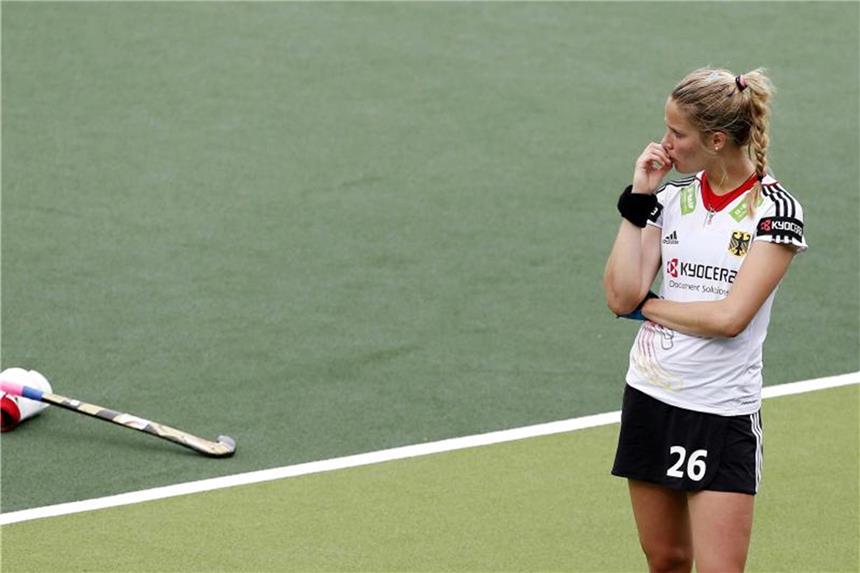Deutsche Hockey-Damen verlieren gegen Irland 1:2 Das Tor von Hannah Gablac konnte die 1:2-Niederlage der deutschen Hockey-Damen nicht verhindern. Foto: Bas Czerwinski/ANP
