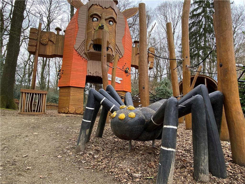 Trollland Ketteler Hof Haltern am See Kinder Freizeitpark spielen klettern Märchenwald