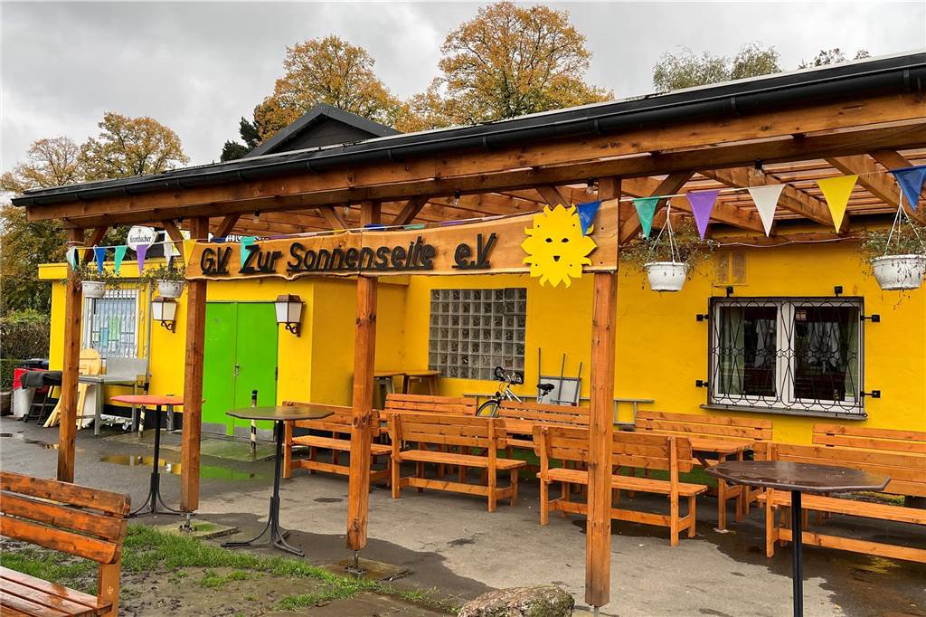 Aus für Gastronomie in Gartenverein: „Wir machen alles, damit es weitergeht“ Vereinsheim des Gartenvereins zur Sonnenseite in Dortmund Eving.