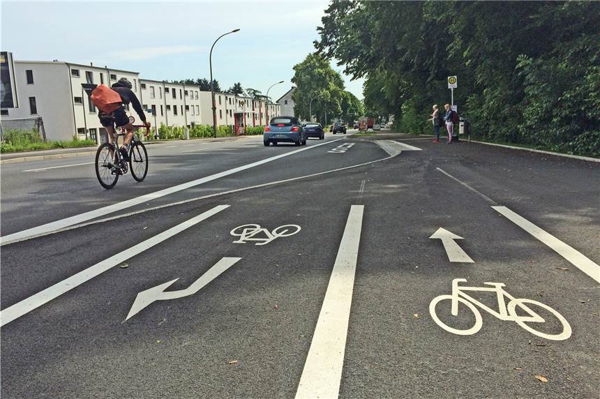 Gesamtkonzept muss her: Grüne wünschen sich fahrradfreundliche Stockumer Straße Das Verkehrskonzept für die Stockumer Straße soll fahrradfreundlicher werden.