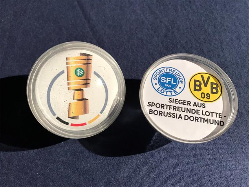 BVB würde im Halbfinale auf den FC Bayern treffen Das Viertelfinale zwischen Lotte und dem BVB wurde noch nicht ausgetragen - die Halbfinal-Partien stehen aber schon fest.