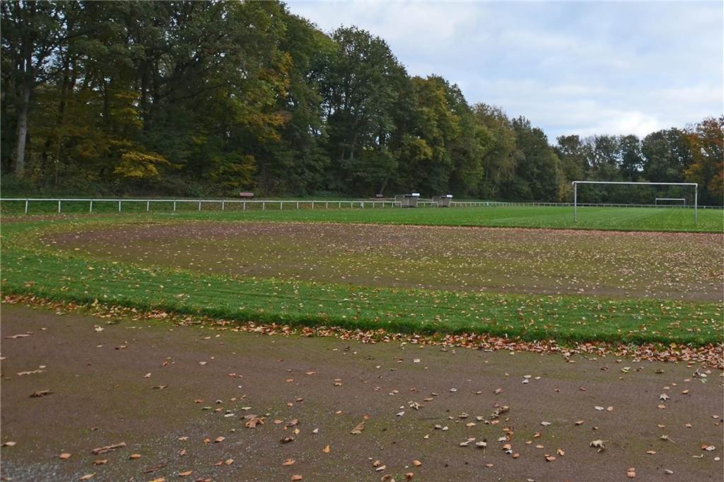Stadion-Sanierung: Stadt begräbt Pläne für Sportpark im Volksgarten Spielfeld und Leichtathletik-Anlage im Mengeder Volksbank-Stadion.