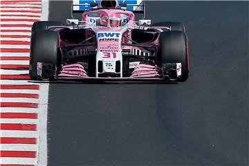 Das vor der Insolvenz stehende Formel-1-Team Force India hat einen neuen Geldgeber gefunden. Foto: Manu Fernandez/AP