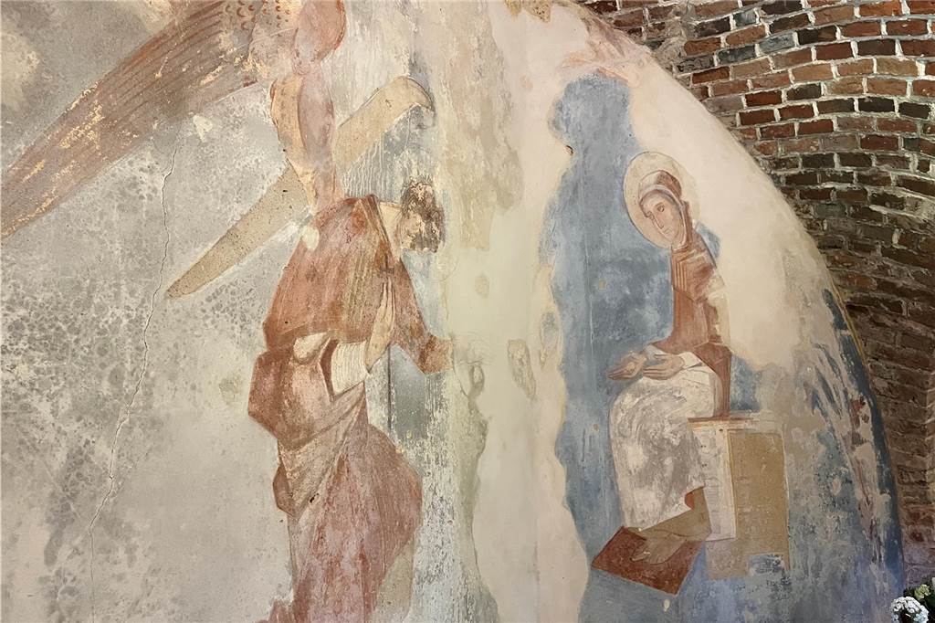 Kapelle im Schloss Sythen bleibt im Oktober und November geschlossen Das Wandbild in der Kapelle ist in einem schlechten Zustand.