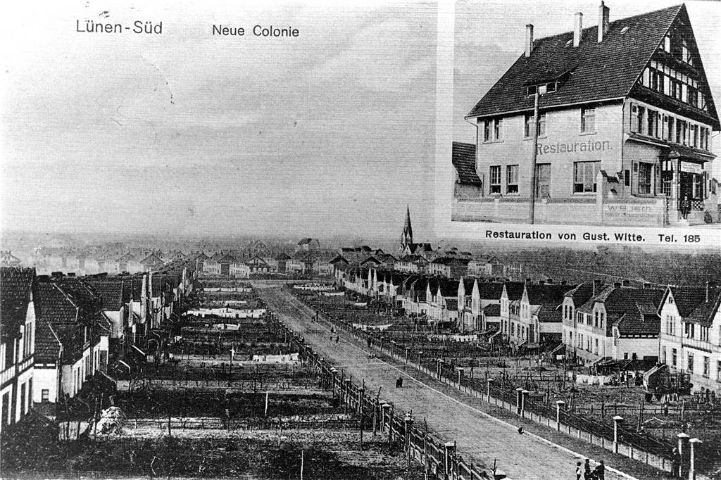 Das war die neue Kolonie in Lünen-Süd 1988.