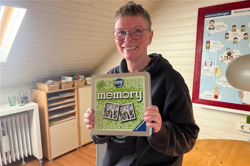 Heike Brietsche-Ilsemann (58) entwickelt Wolfsmemory Das Wolfsmemory können Interessierte auch kaufen. Zum Selbstkostenpreis würde Heike Brietsche-Ilsemann es bei Ravensburger noch einmal in den Druck geben.