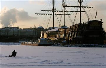 Das Ziel der Reise: das winterliche St. Petersburg