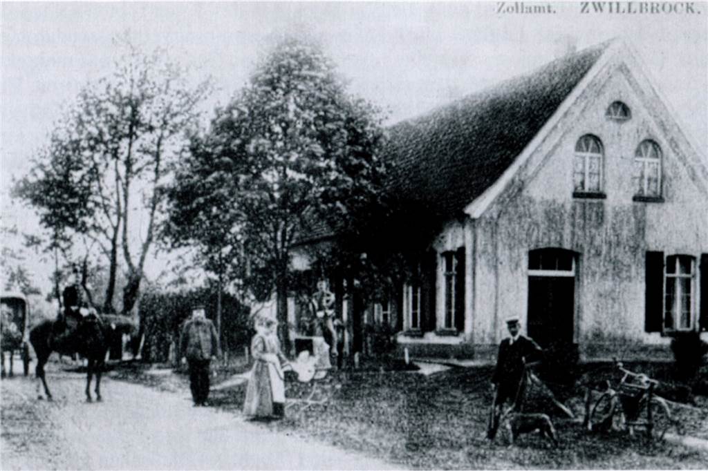 Zwillbrock: Ein Dorf, bei dem jeder mit anpackt – aber (noch) der Nachwuchs fehlt Das Zollhäuschen in Zwillbrock circa im Jahr 1910.