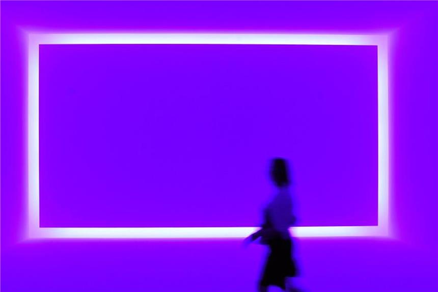 James Turrell - Eintauchen in magische Welt des Lichts „Dasube (Dual Shallow Space Construction)“ aus dem Jahr 2011. Foto: Uli Deck