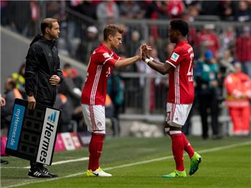 David Alaba wurde gegen Mainz in der 17. Minute ausgewechselt. Foto: Sven Hoppe