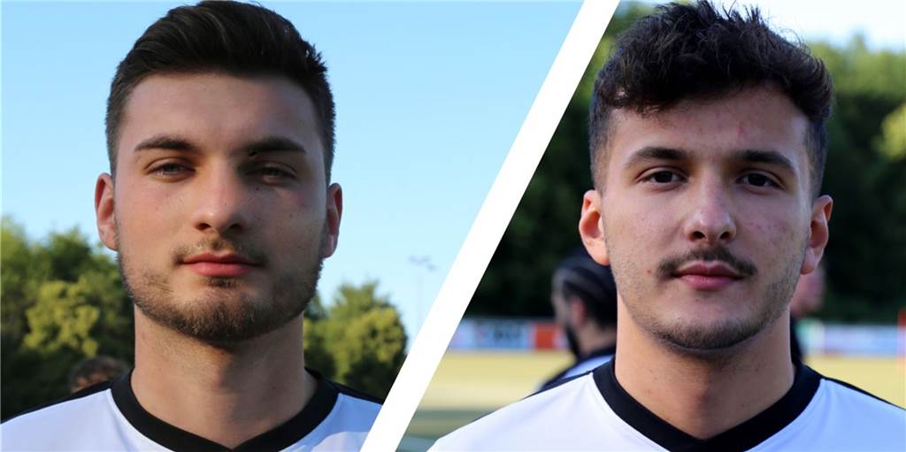 Mühlhausens neues Offensivduo Bernsdorf/Cengiz: „Der Aufstieg muss unser Ziel sein“ David Bernsdorf (l.) und Furkan Cengiz bilden das neue Offensivduo beim SSV Mühlhausen.