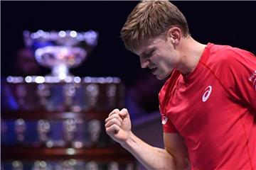 David Goffin schaffte den Ausgleich für die Belgier. Foto: Benoit Doppagne