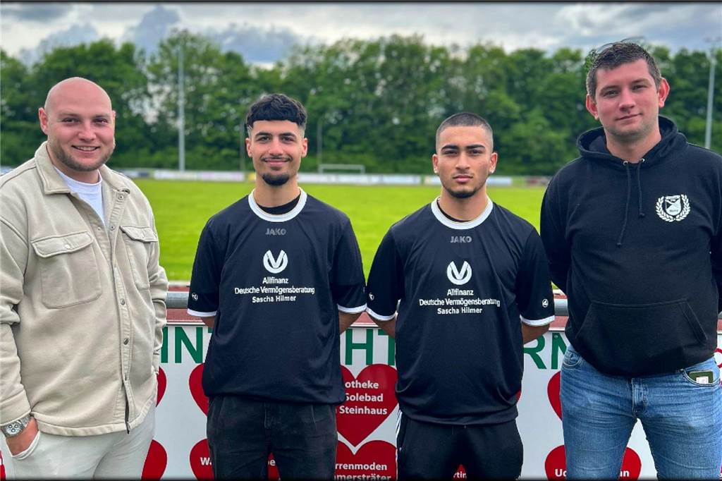 Eintracht Werne hat einen neuen Sportlichen Leiter: „Die Topadresse auf Kreisebene werden“ David Wendel (l.) wird neuer Sportlicher Leiter bei Eintracht Werne.