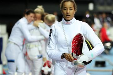 Degenfechterin Alexandra Ndolo. Foto: Jan Woitas