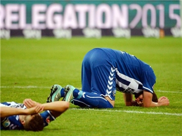 Dem Karlsruher SC droht der Abstieg aus der zweiten Bundesliga. Foto: Marijan Murat