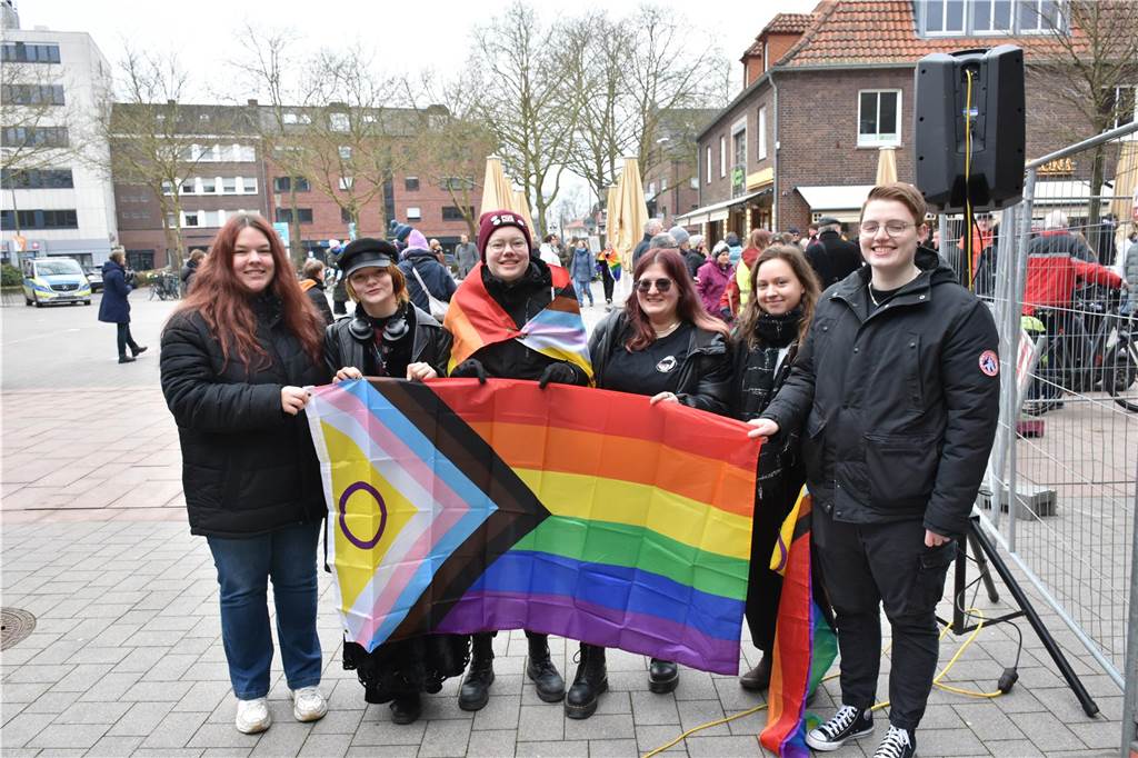 Demonstration "Ahaus bleibt bunt"
