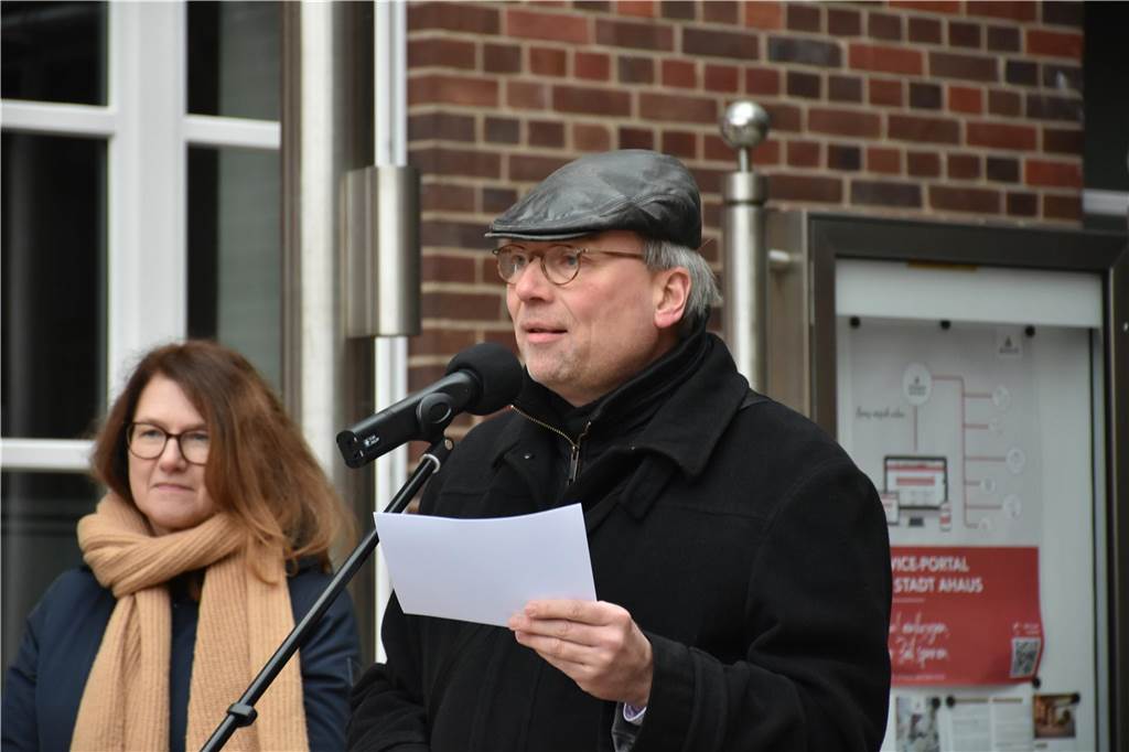 Demonstration "Ahaus bleibt bunt"