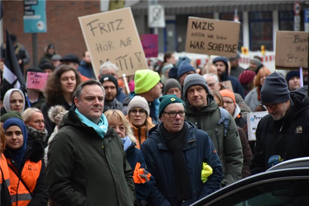 Demonstration "Ahaus bleibt bunt"