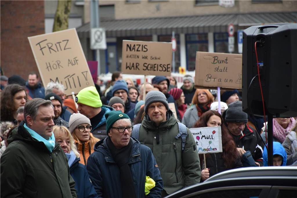 Demonstration "Ahaus bleibt bunt"