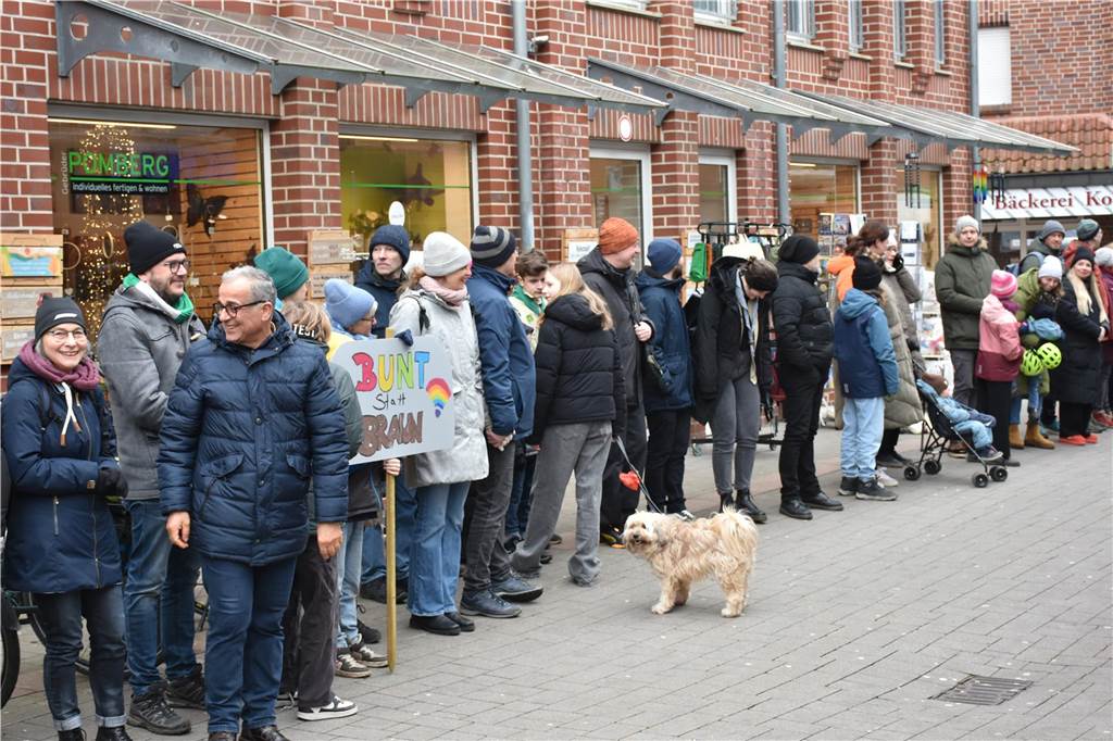 Demonstration "Ahaus bleibt bunt"
