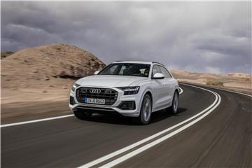 Den Q8, das Topmodell seiner SUV-Palette, will Audi zu Preisen ab etwa 76.000 Euro noch im dritten Quartal ausliefern. Foto: Audi