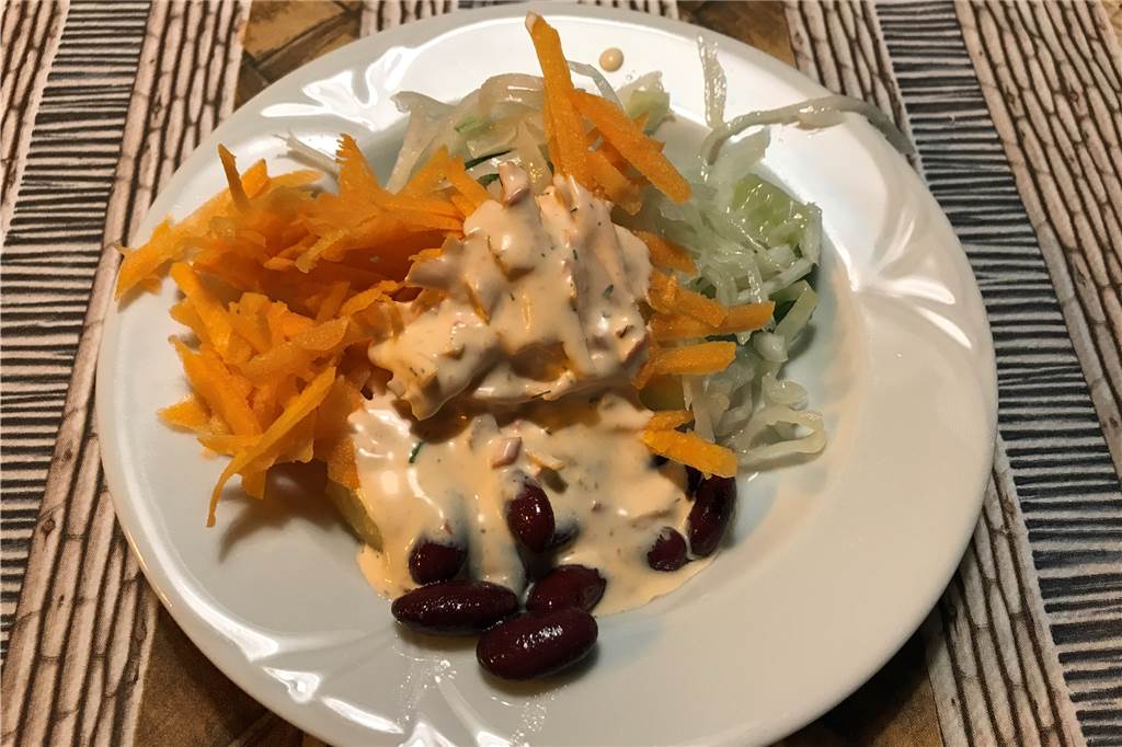 Den Salat können sich die Gäste im El Gaucho am Büffet selbst zusammenstellen.